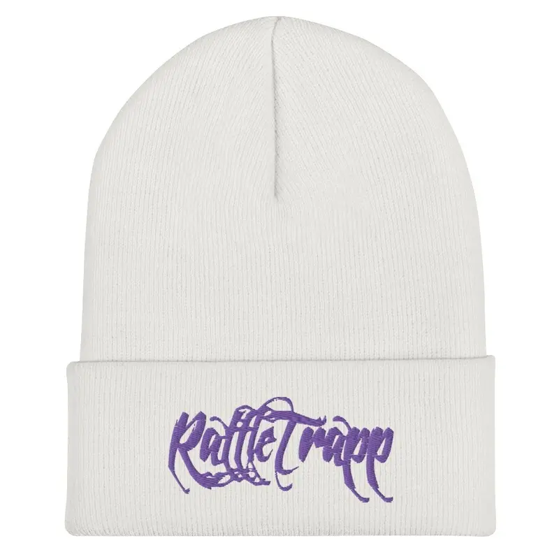 Beanie - Purple Rattle Trapp Logo