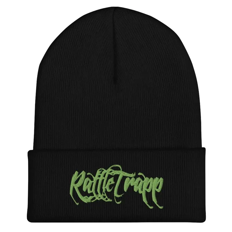 Beanie - Green Rattle Trapp Logo