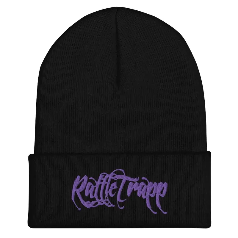 Beanie - Purple Rattle Trapp Logo